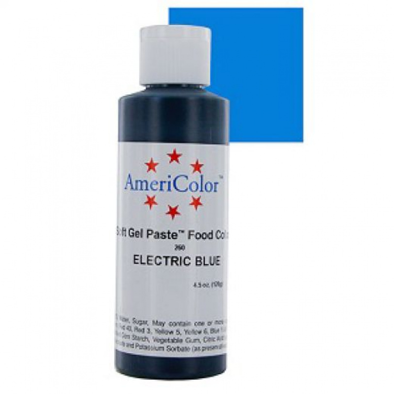 краситель americolor 128гр electric blue