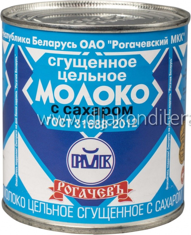 Молоко сгущеное 8,5% ГОСТ 380 гр Рогачев