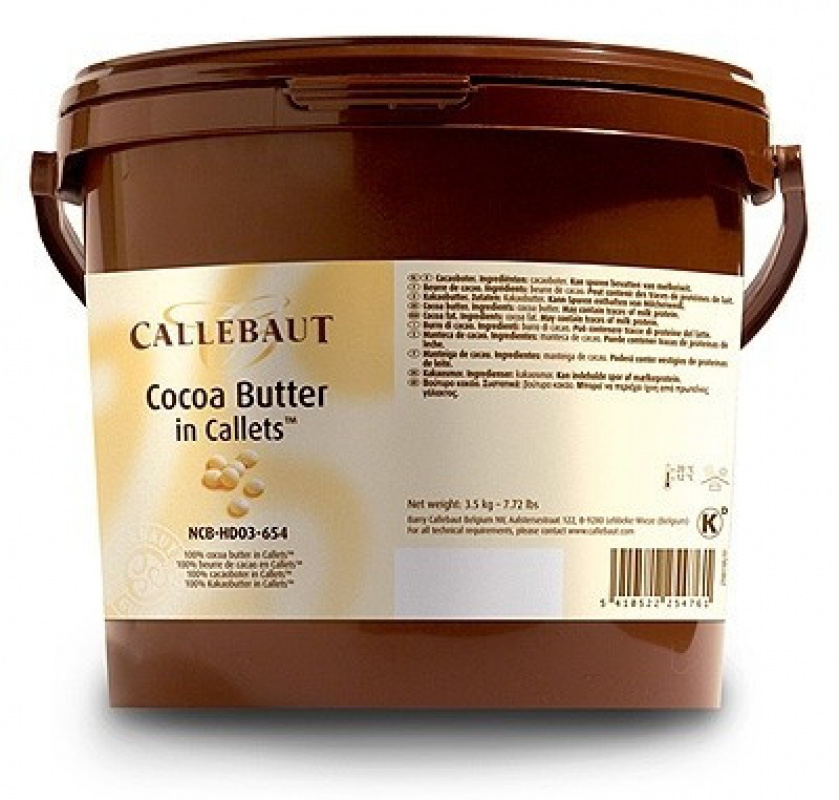 Какао масло 3кг Callebaut