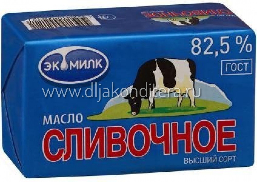 Масло сливочное "Экомилк 82,5% 180гр