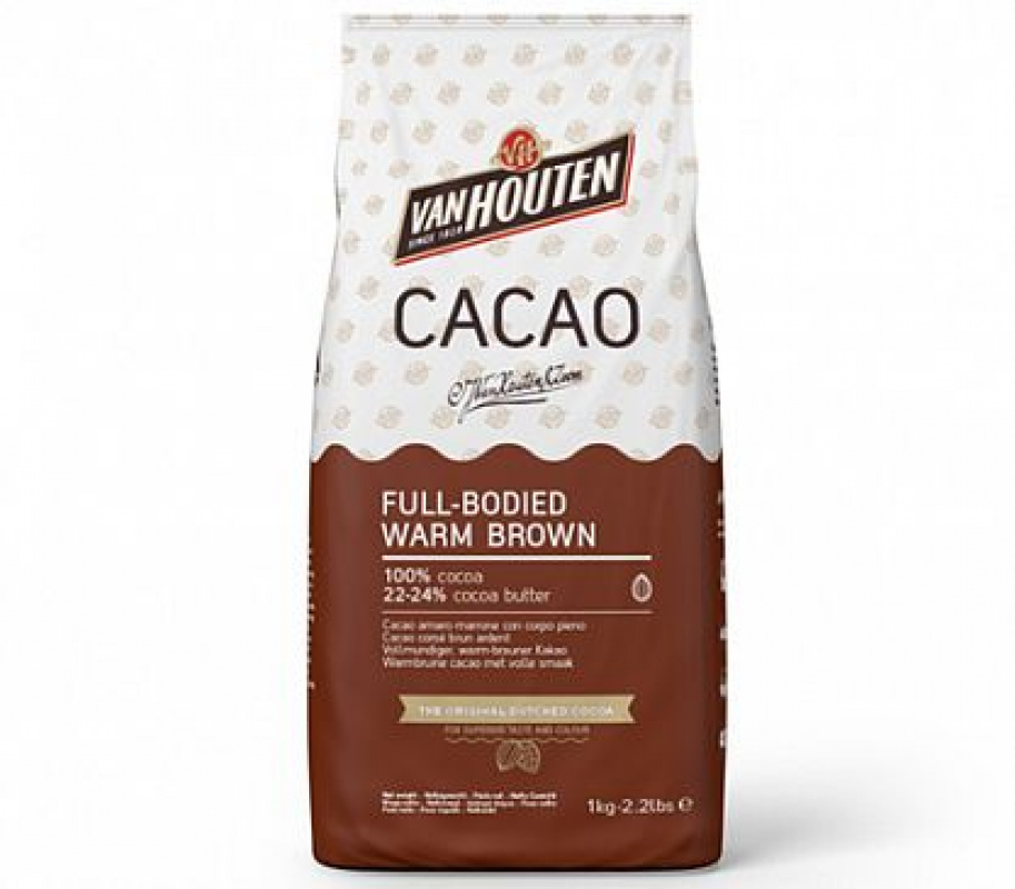 Какао "Warm brown" 22-24% 1кг Бельгия
