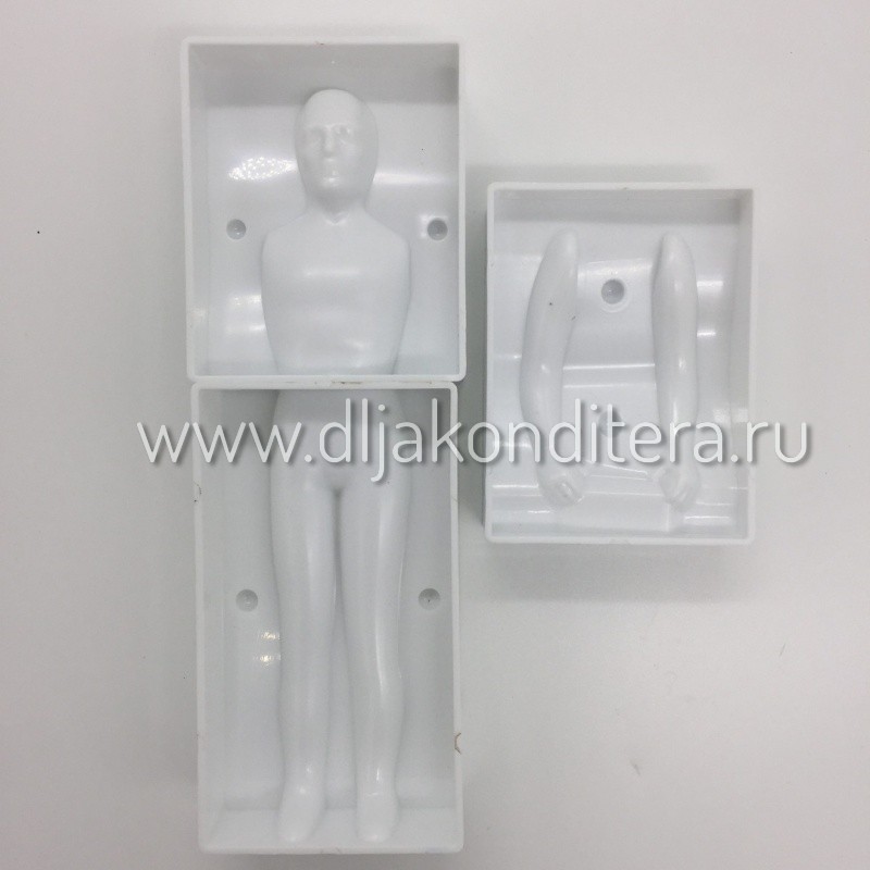 Форма человек 3D "Мужчина" пластик