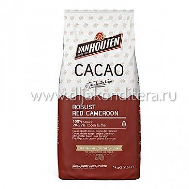 Какао "Robust red Cameroon" 20-22% 1кг Бельгия
