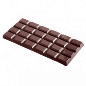 Поликарбонатная форма Плитка 100гр Chocolate World