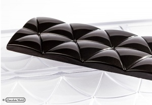 Поликарбонатная форма Tablet Convex Triangles Chocolate World 12042