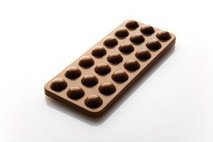 Поликарбонатная форма Плитка блистер 100гр Chocolate World